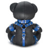 The Red Ours en cuir Bendy The Bdsm Teddy Bear Bleu